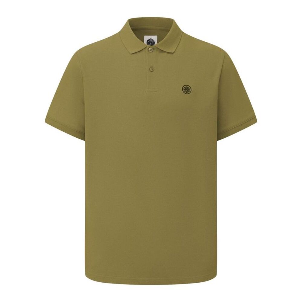 Pretty Green Mens Cotton Polo Shirt / Khaki Green